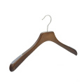 Custom luxury beech Wooden Coat Suit Hanger for men and women's clothing